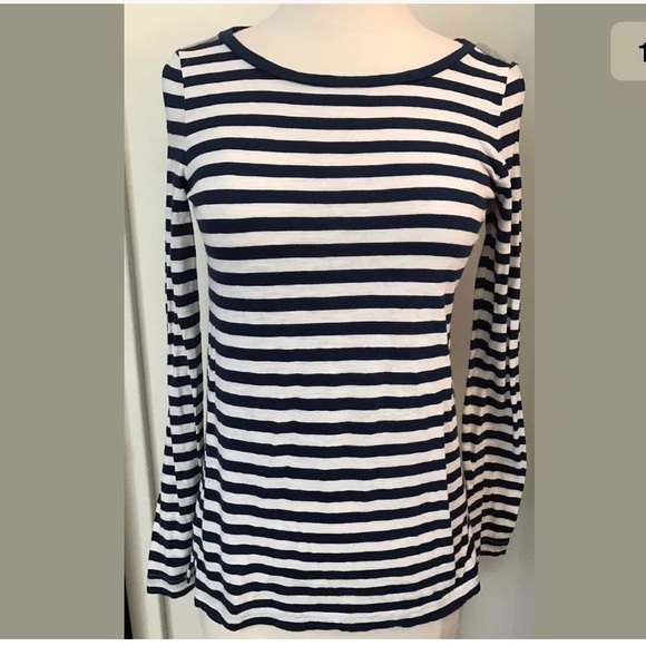 Madewell French striped Parisian top - Picture 1 of 6
